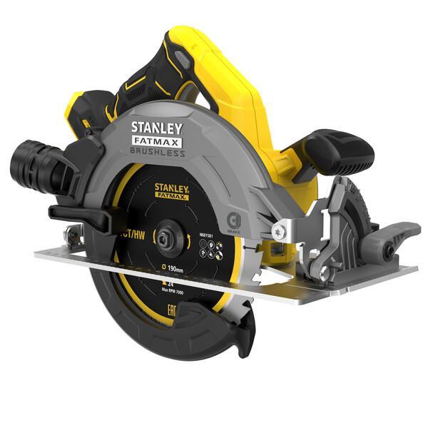 Δισκοπρίονο V20 18V brushless με δίσκο κοπής 190mm, χωρίς μπαταρία και φορτιστή SFMCS550B-XJ