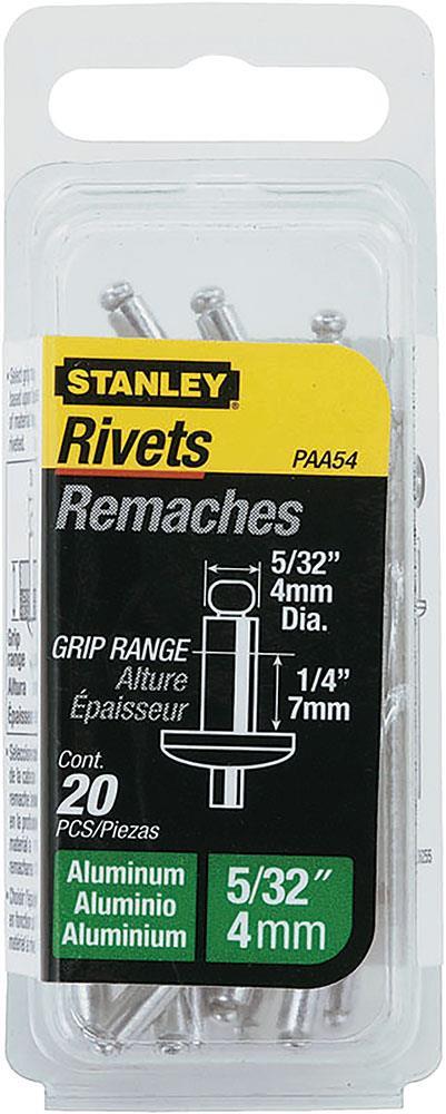 STANLEY Πριτσίνι αλουμινίου 20τεμ. Νο4x7 1-PAA54T