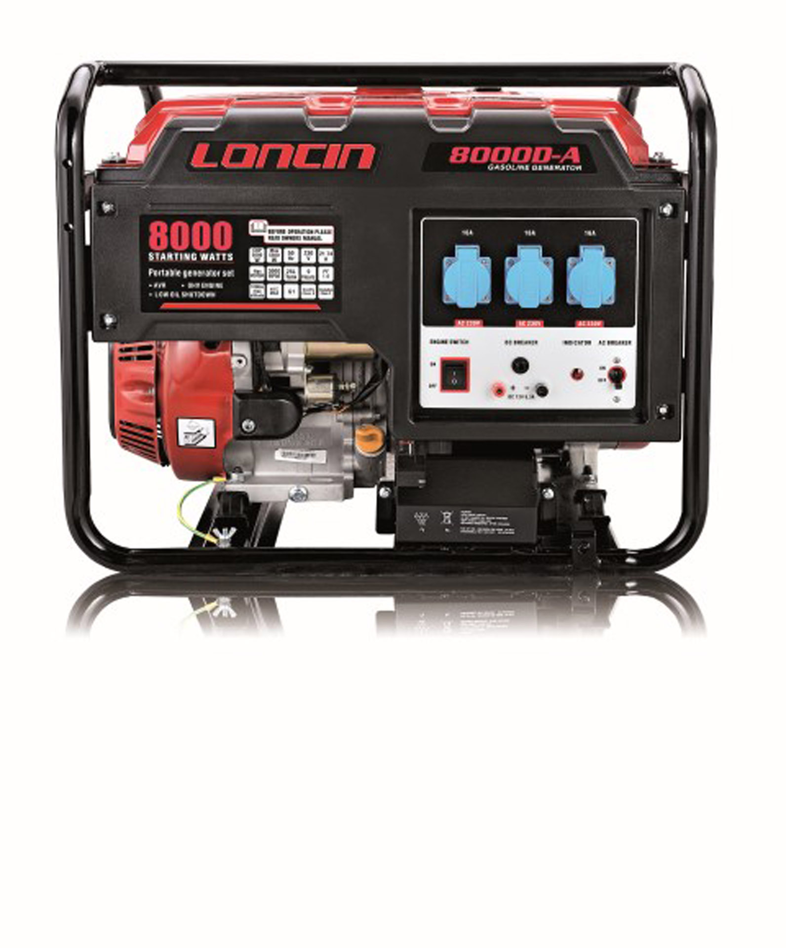 Ηλεκτροπαραγωγό Ζεύγος Loncin LC 8000D-A (Μονοφασικό)