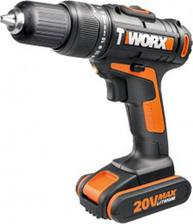 Worx Δραπανοκατσάβιδο Hammer μπαταρίας 20V 2x2Ah
