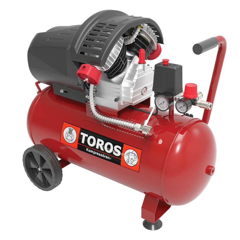 602044 TOROS: ΑΕΡΟΣΥΜΠΙΕΣΤΗΣ 50LT/3HP ΜΟΝΟΜΠΛΟΚ