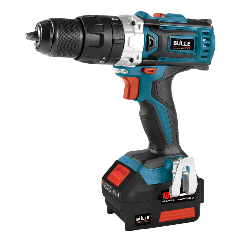 633315 BULLE: ΚΡΟΥΣΤΙΚΟ ΔΡΑΠ/ΚΑΤΣ. 18V, 2x4Ah Li-Ion