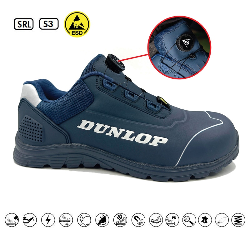 ΠΑΠΟΥΤΣΙΑ DUNLOP MATT ΜΠΛΕ NAVY S3 ΜΕΓ.40