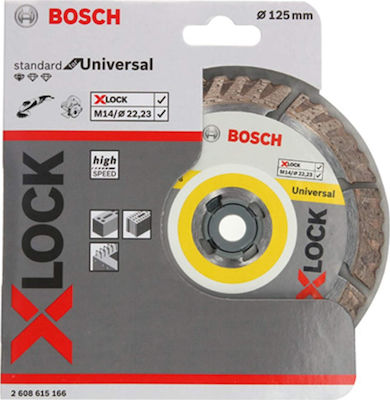 ΔΙΑΜΑΝΤΟΔΙΣΚΟΣ ΚΟΠΗΣ X-LOCK STANDARD FOR UNIVERSAL 125mm BOSCH 2608615166