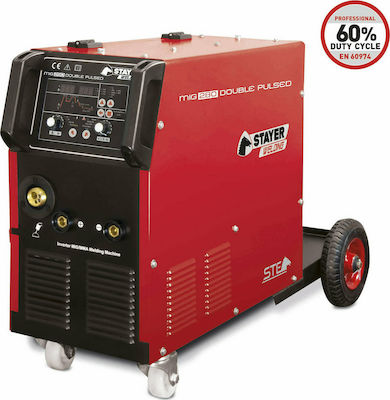 Ηλεκτροκόλληση (max) MIG Stayer 280 Double Pulsed