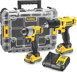 DEWALT DCK211D2T ΣΕΤ ΚΟΜΠΑΚΤ ΔΡΑΠΑΝΟΚΑΤΣΑΒΙΔΟ+ ΚΟΜΠΑΚΤ ΠΑΛΜΙΚΟ ΚΑΤΣΑΒΙΔΙ ΣΕ BAΛΙΤΣΑ ΜΕΤΑΦΟΡΑΣ