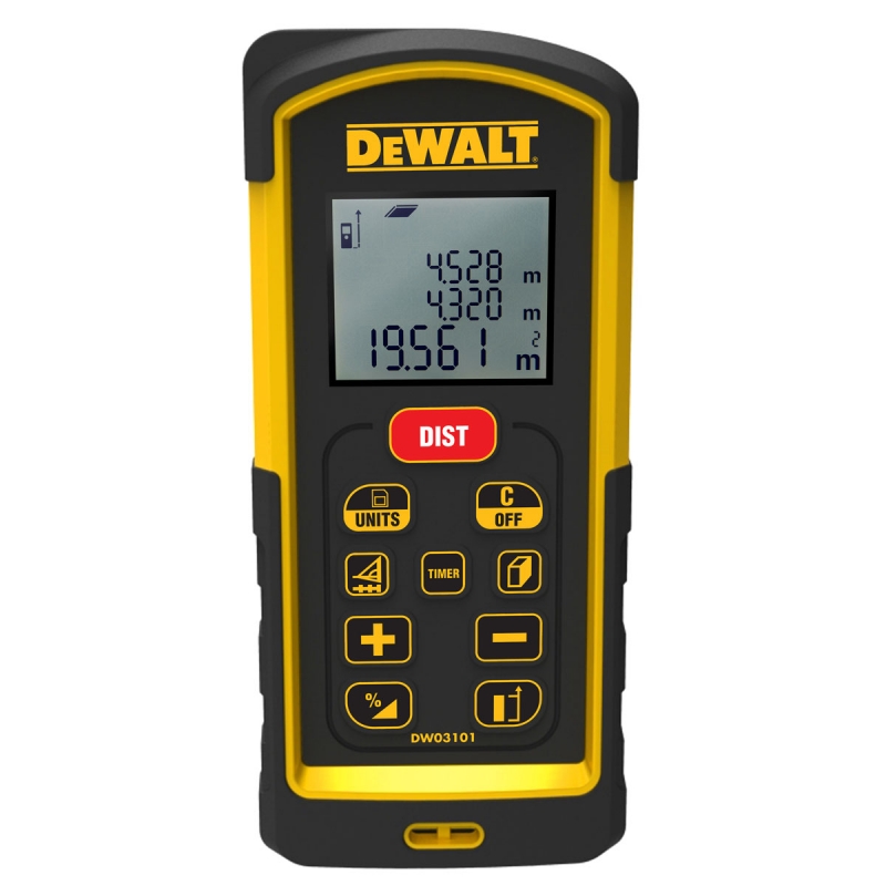 Μετρητής Aποστάσεων Λέιζερ Dewalt 100m DW03101 